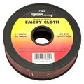 Forney Forney Industries 71804 1 in. x 10 Yard Emery Cloth - 120 Grit 191198